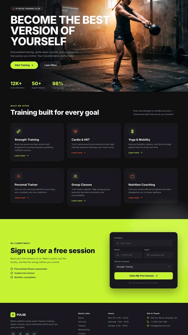 Local Business Layout