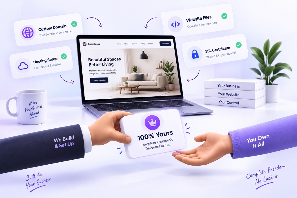 100% Full website and ads ownership